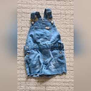 Vintage KIDS overall 7 For All Mankind Blue Denim Overalls